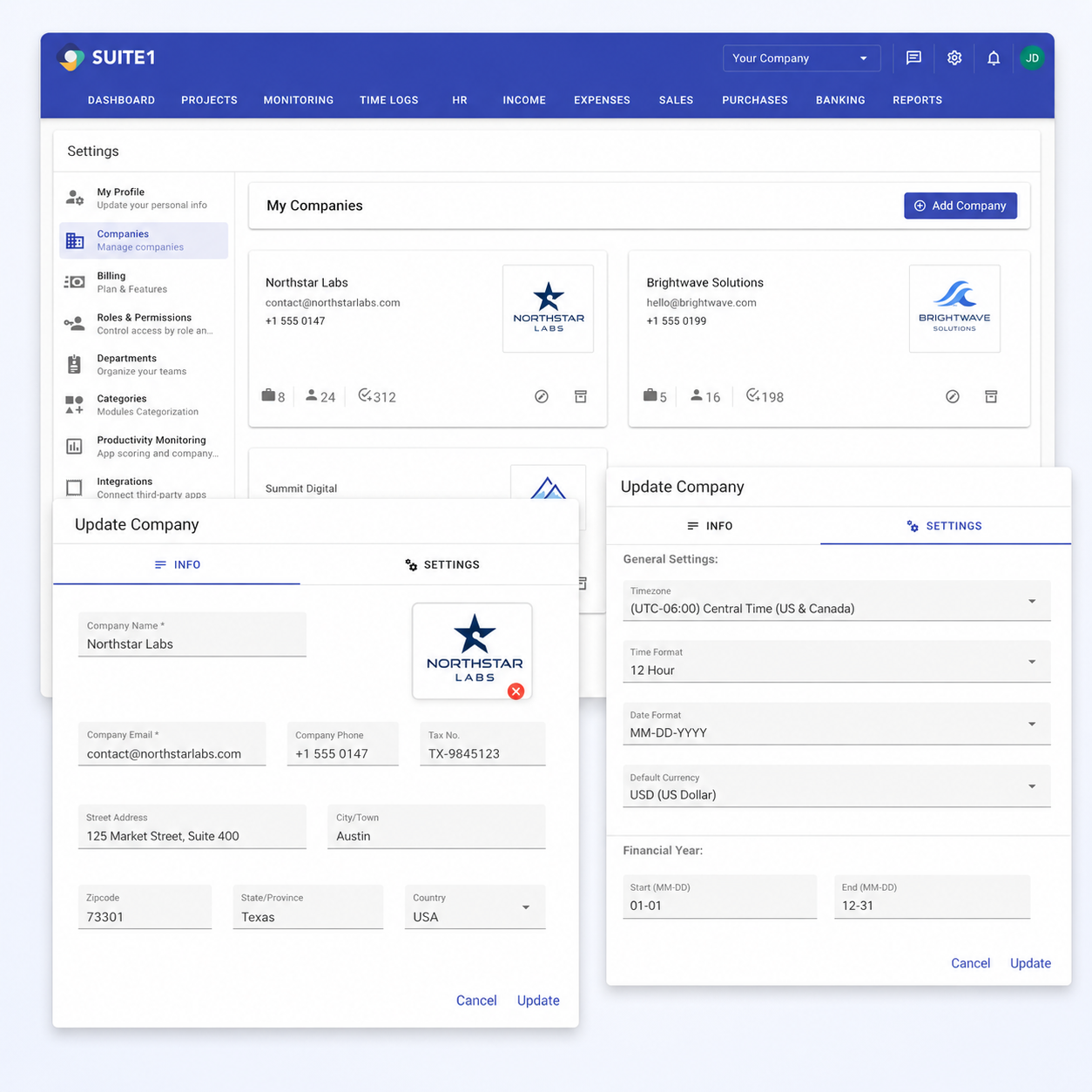 Companies & Users